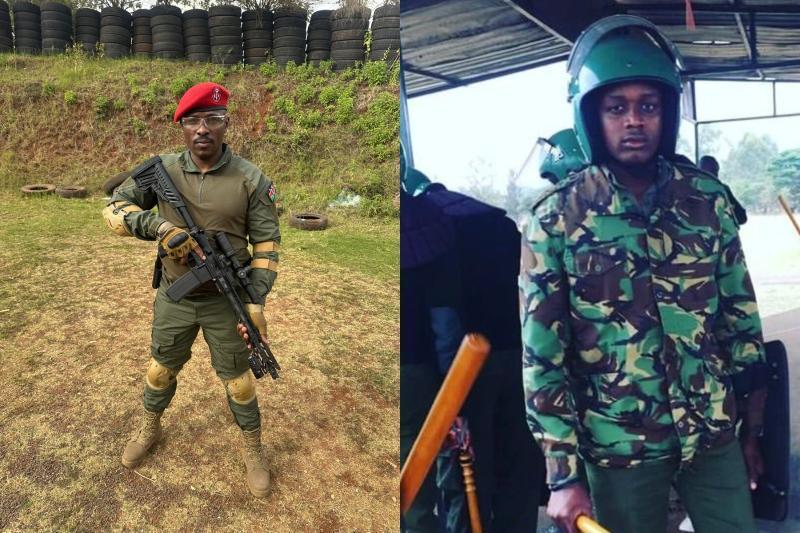 Collage Photo of Patrick Osoi and Cop Shakur.